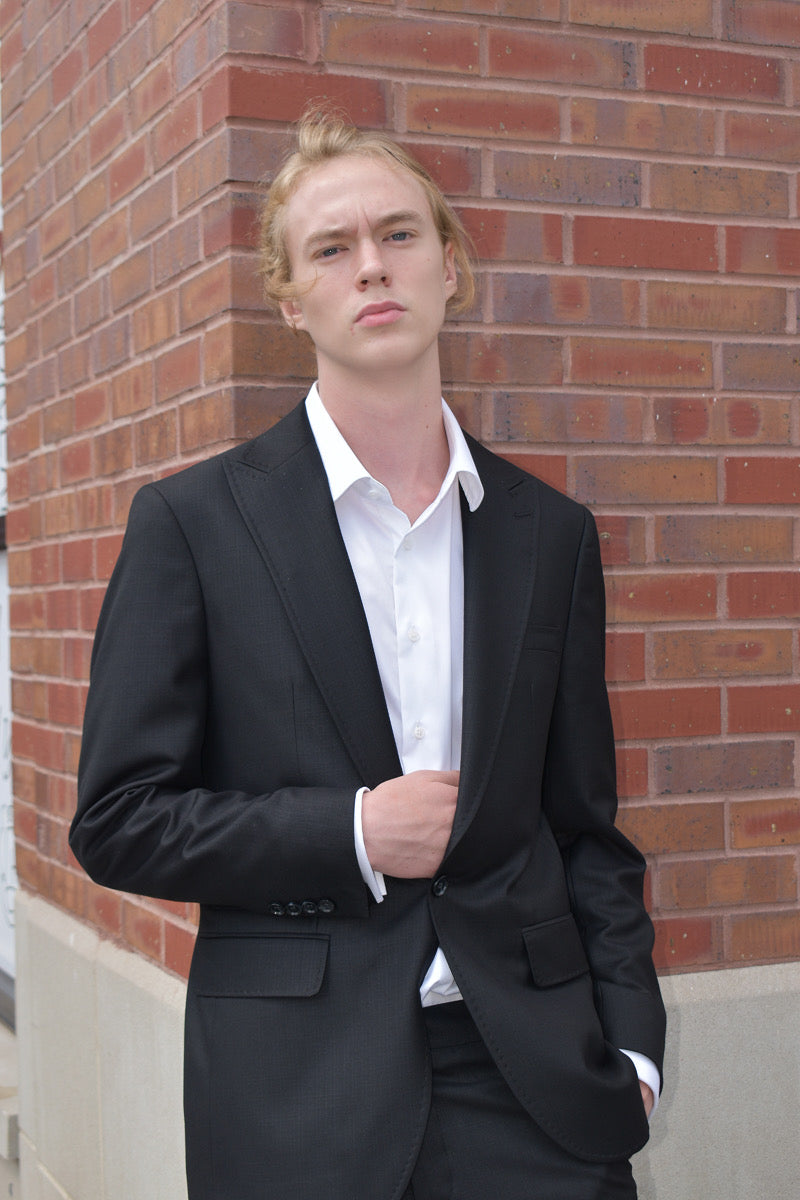 Pollantis 344 Black 2 Piece Suit